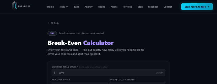 Break-Even Calculator