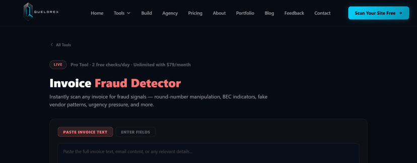 Invoice Fraud Detector