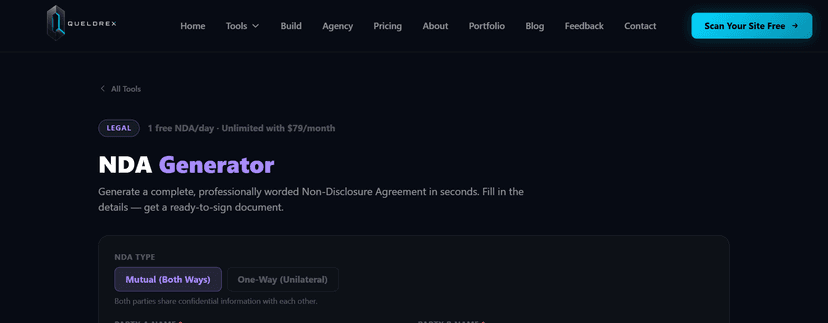NDA Generator
